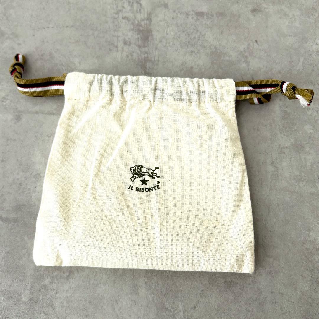 【美品✨️】IL BISONTE 2つ折り財布 ラウンドジップ ヤケヌメ