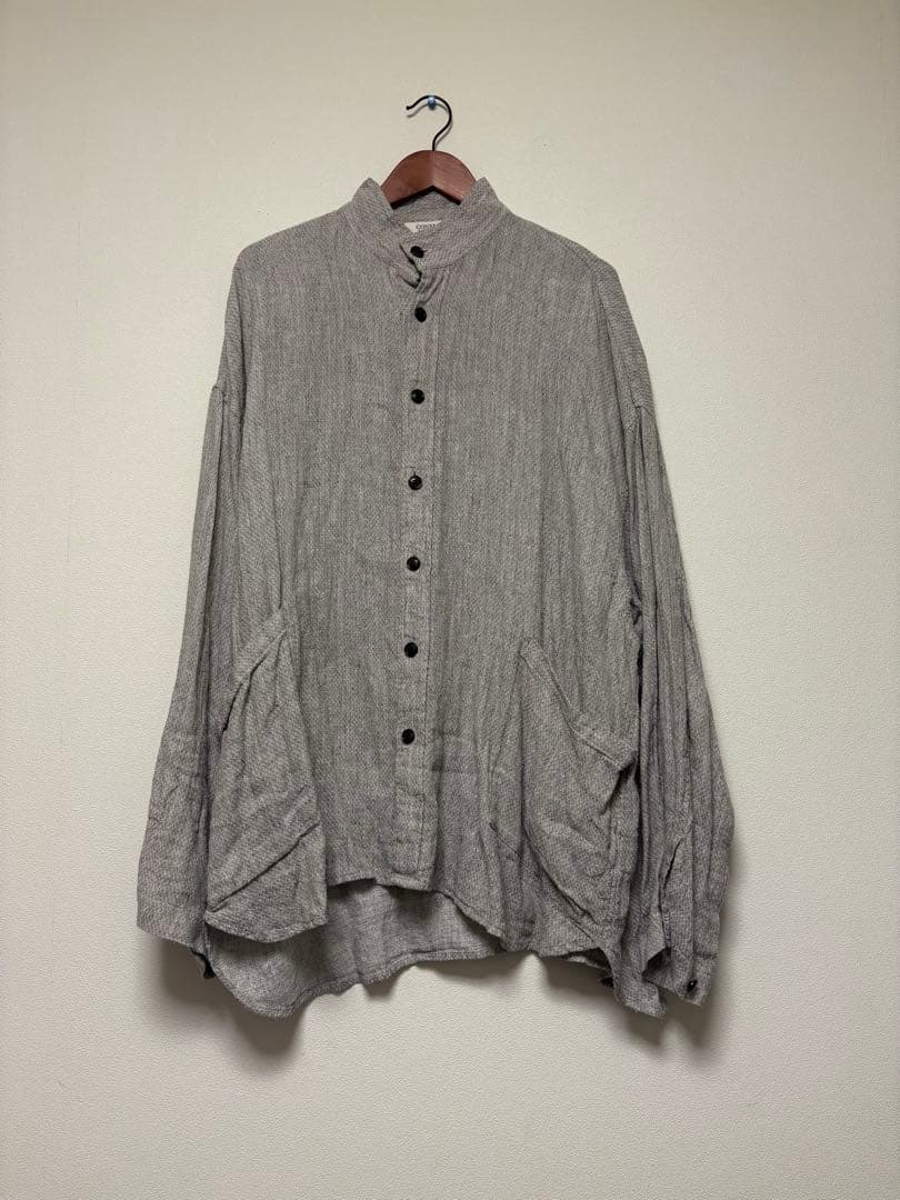 リネンシルクスモックシャツ