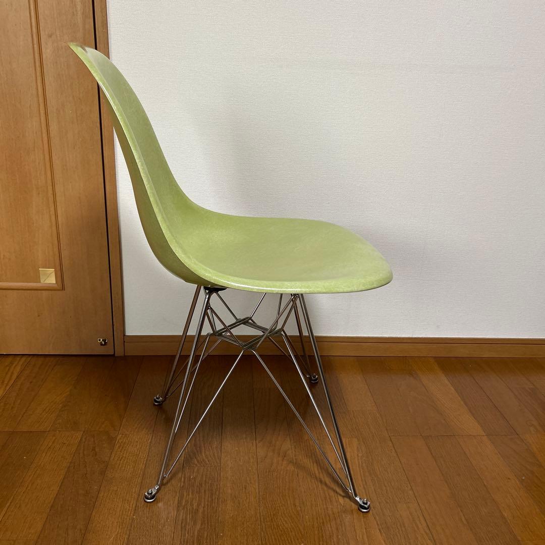 イームズ　MODERNICA サイドシェルチェア エッフェルベース　グリーン