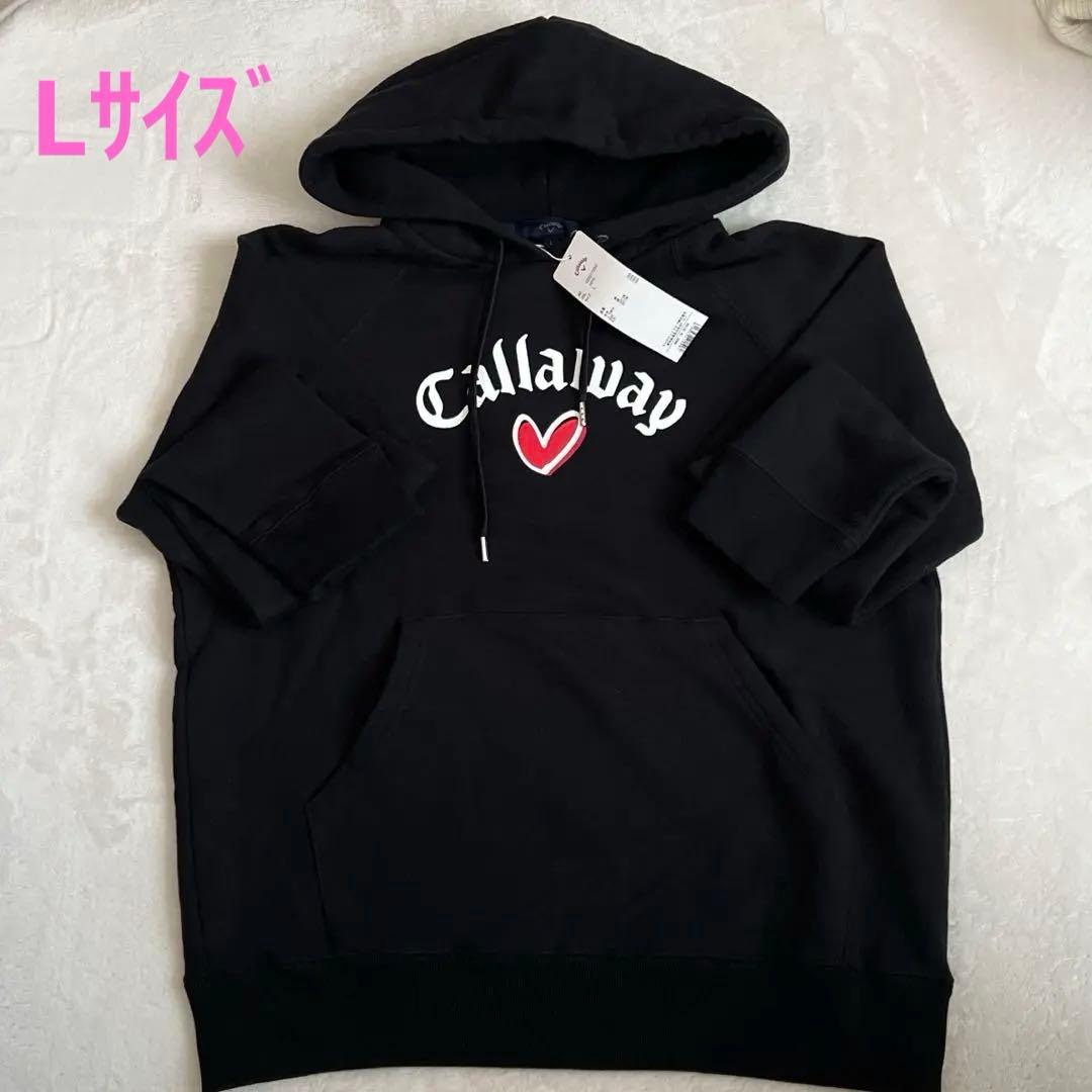 Callaway ラブキャロウェイ スウェットパーカー　ブラック　L 完売品