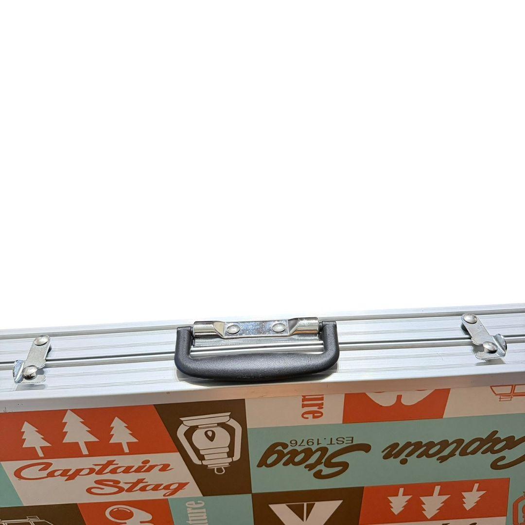 【キャプテンスタッグ】 アルミフォーウェイテーブル M 120×60cm