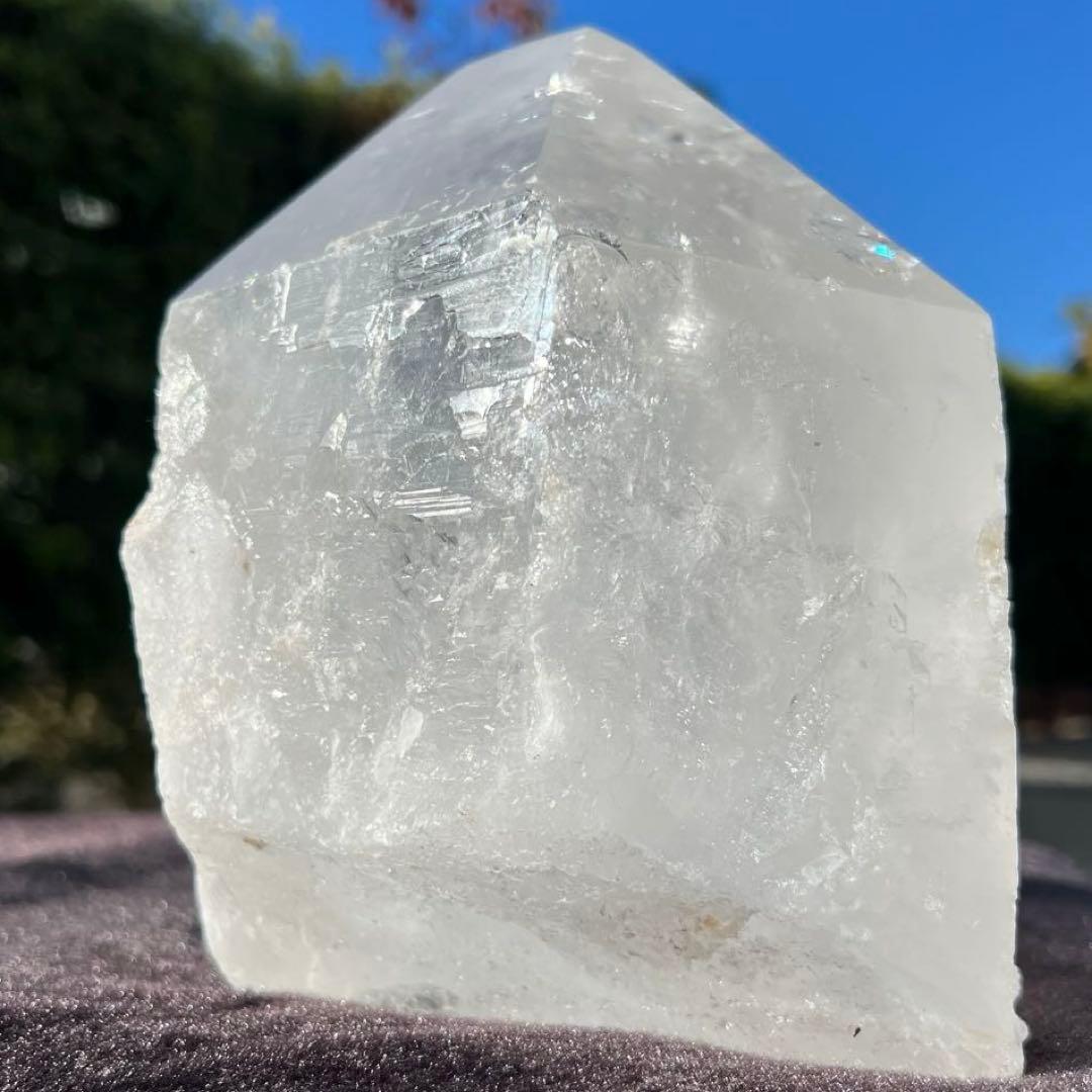 ✳️超破格‼️大迫力✨訳あり商品✨ハイクオリティ✨虹入り 水晶 六角柱 原石 天然石