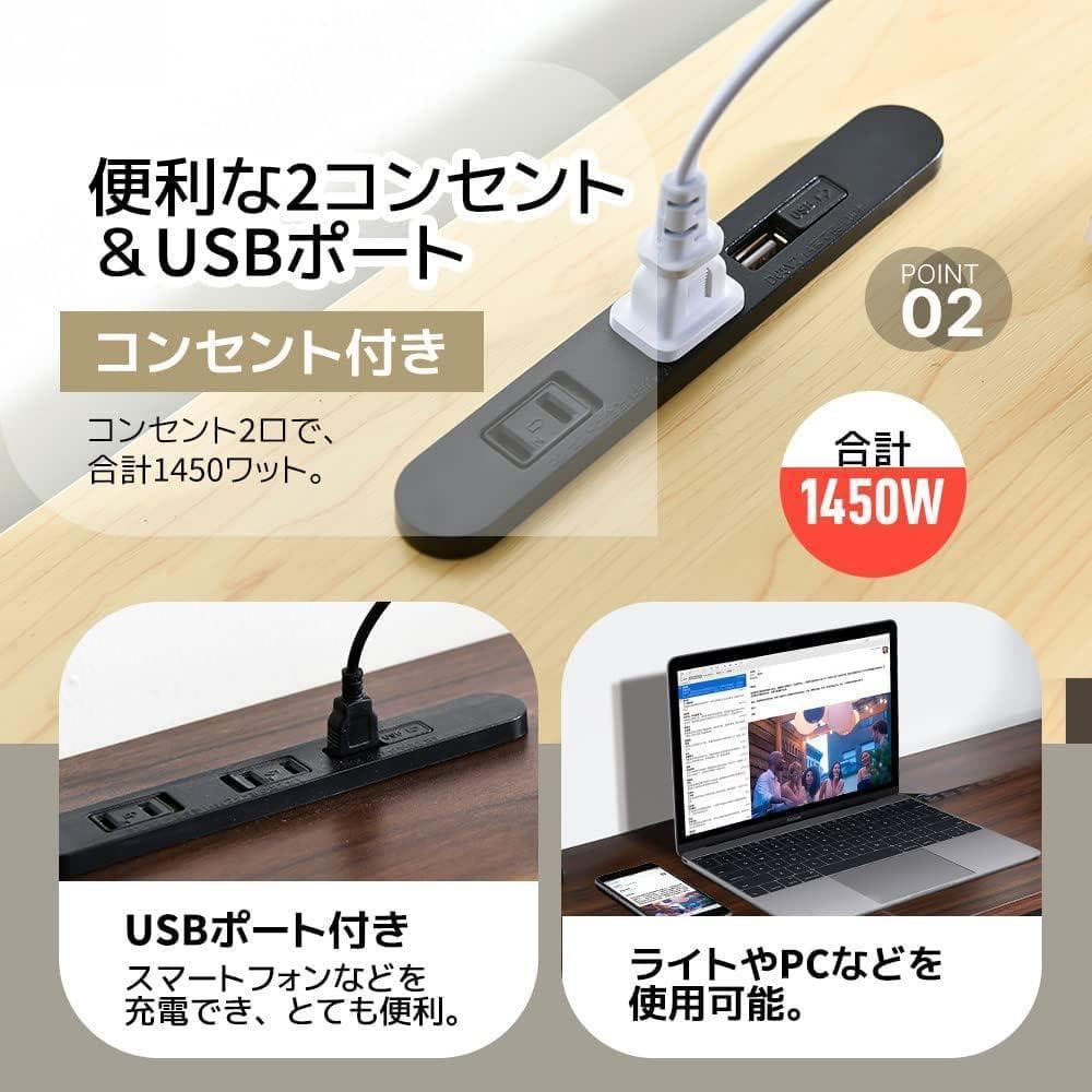 ロフトベッド システムベッド シングル 収納付き デスク＆コンセント付150kg