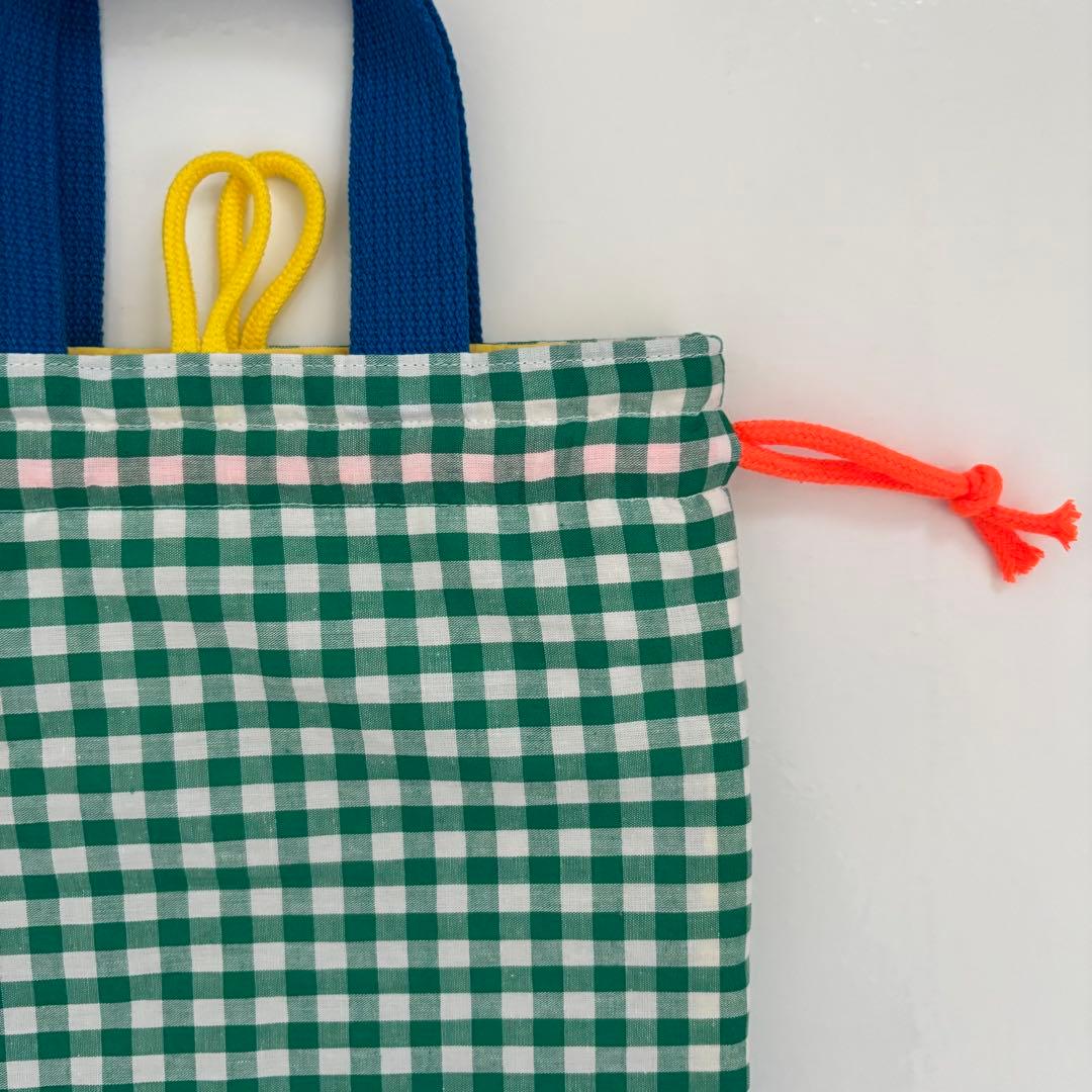 【ぽむ】レッスンバッグ　上履き入れ　体操服袋