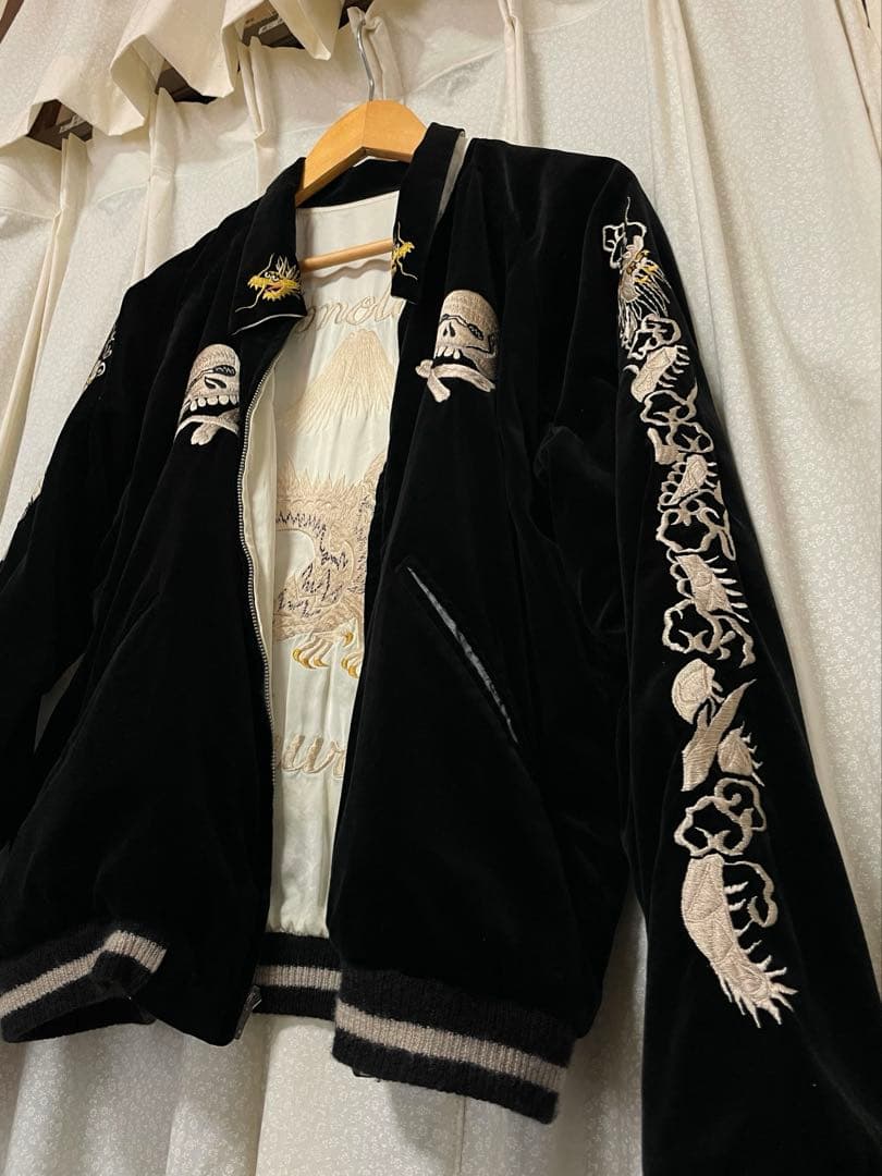 ★美品　テーラー東洋 スカジャン 港商スペシャル 別珍 髑髏