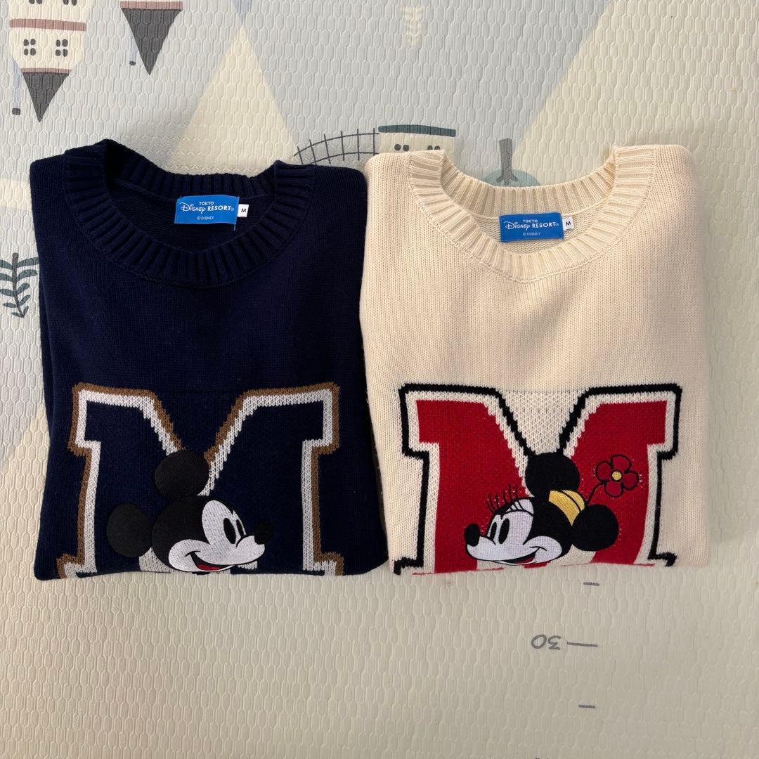 ミッキー・ミニー ニットセーター 2色