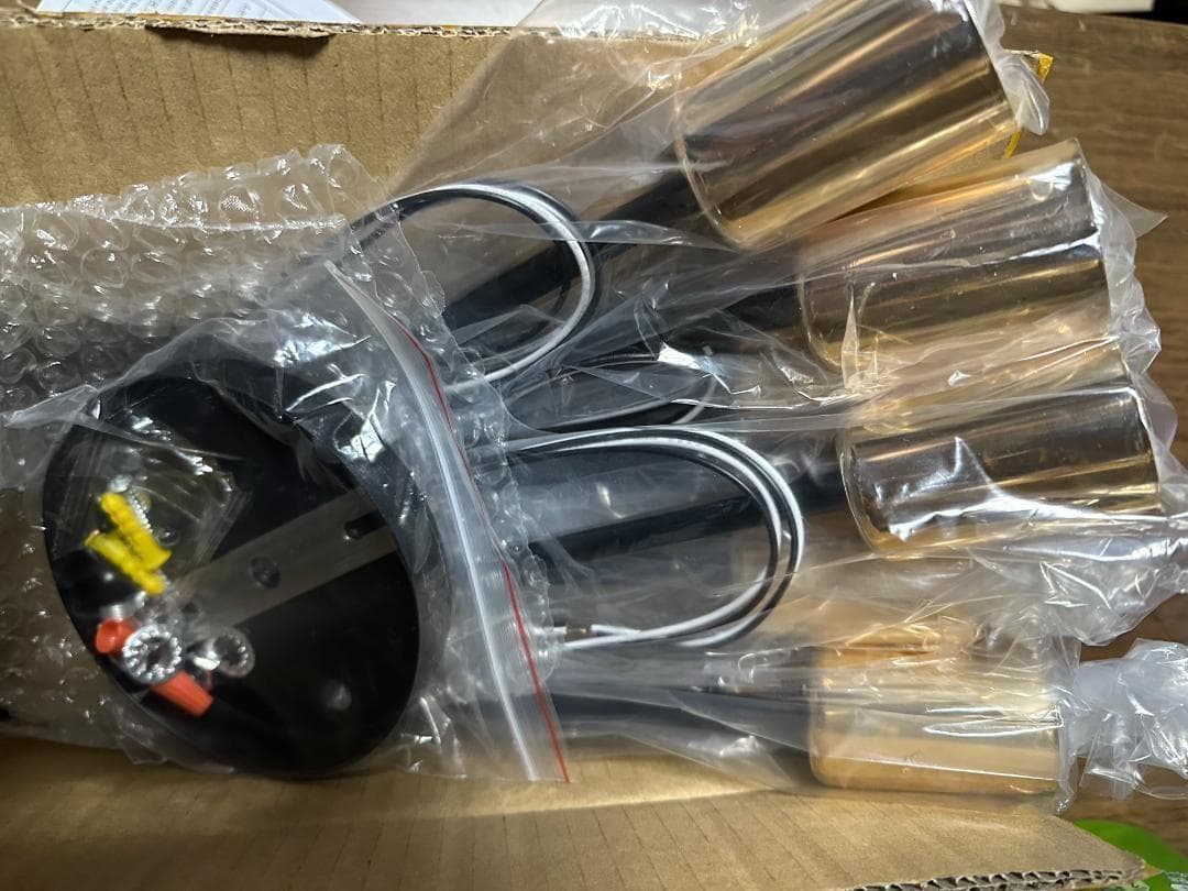 【M2209-118-86】6灯シャンデリア 北欧レトロ 回転式ライト