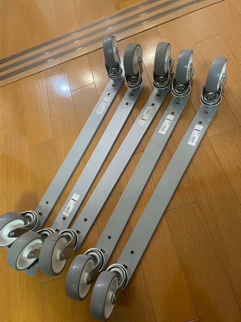 EXPEDIT カラックスキャスター 5本セット【説明書・取り付け用金具付き】