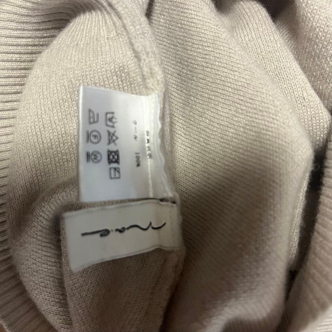 Na.e nae EVER SERIES クルーネックニット　グレージュ