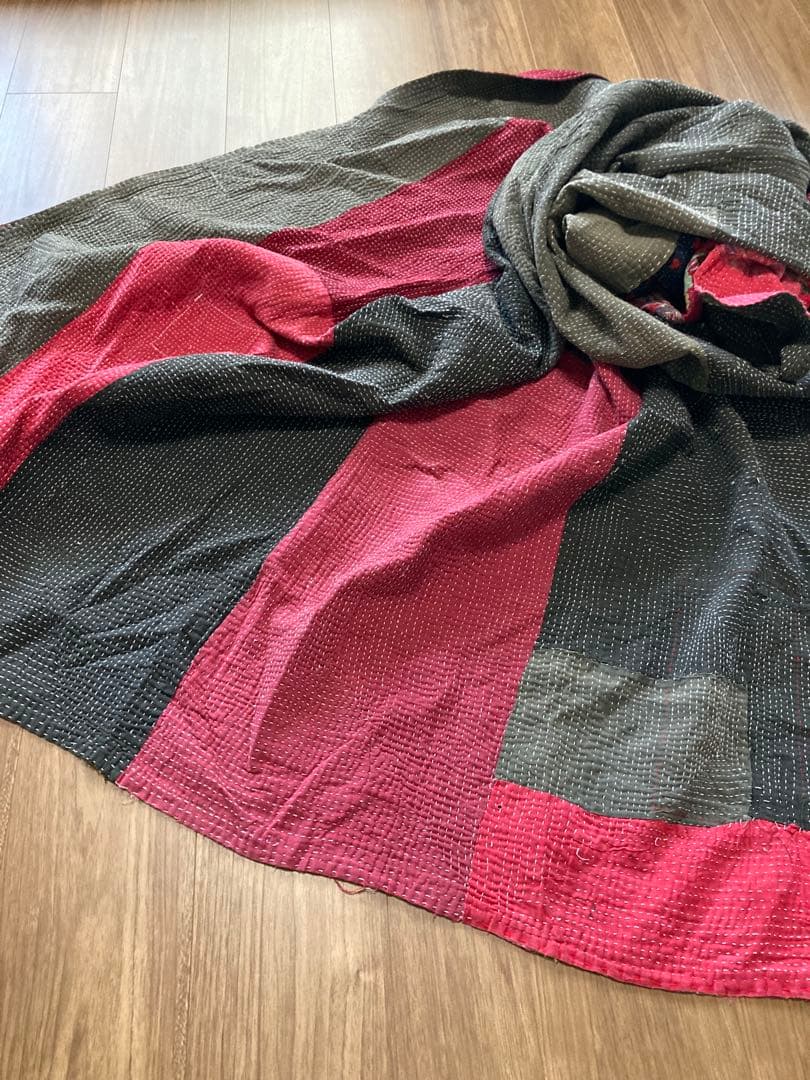 ヴィンテージ　ラリーキルト　大判