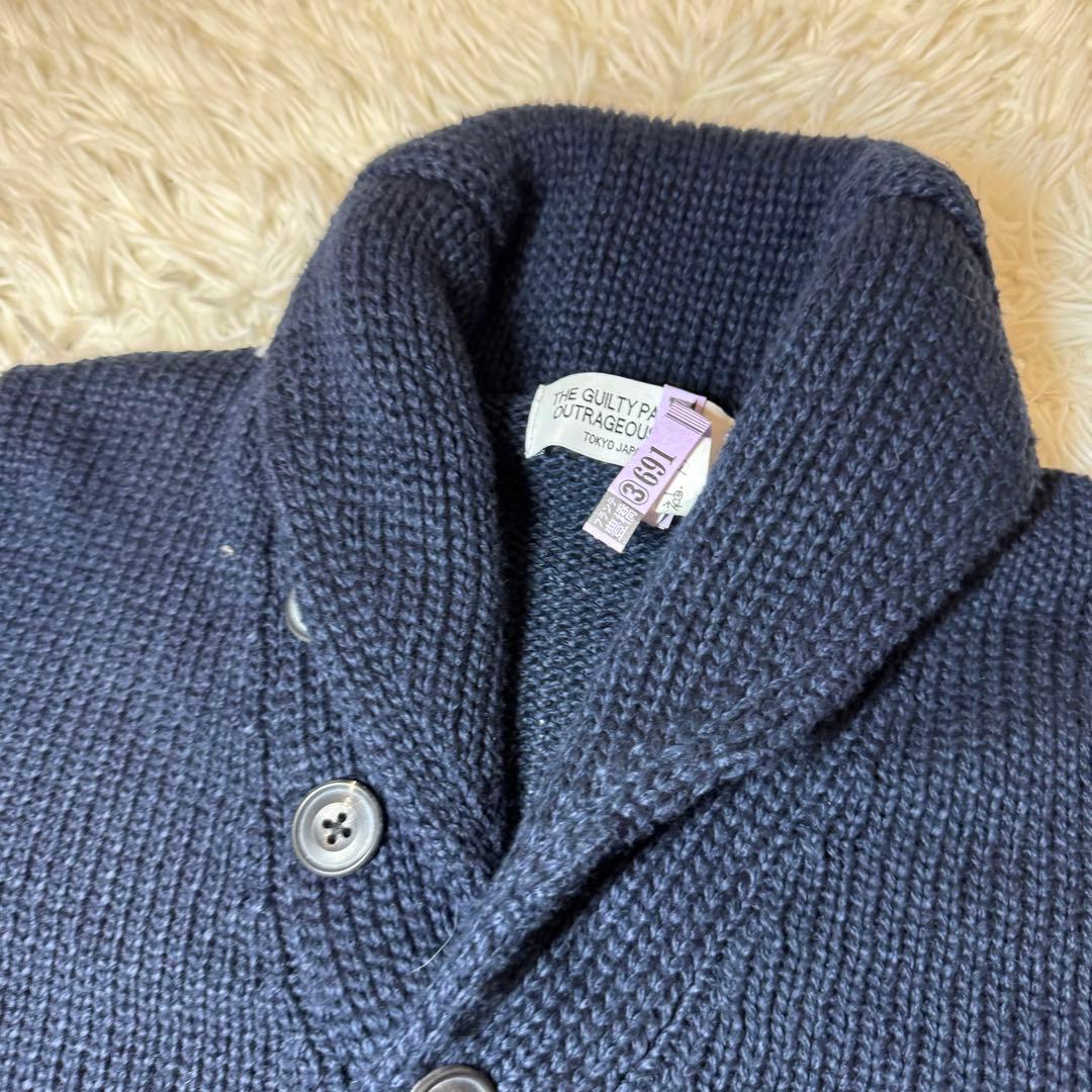 ☆【美品】WACKO MARIA ショールカラーカーディガン☆