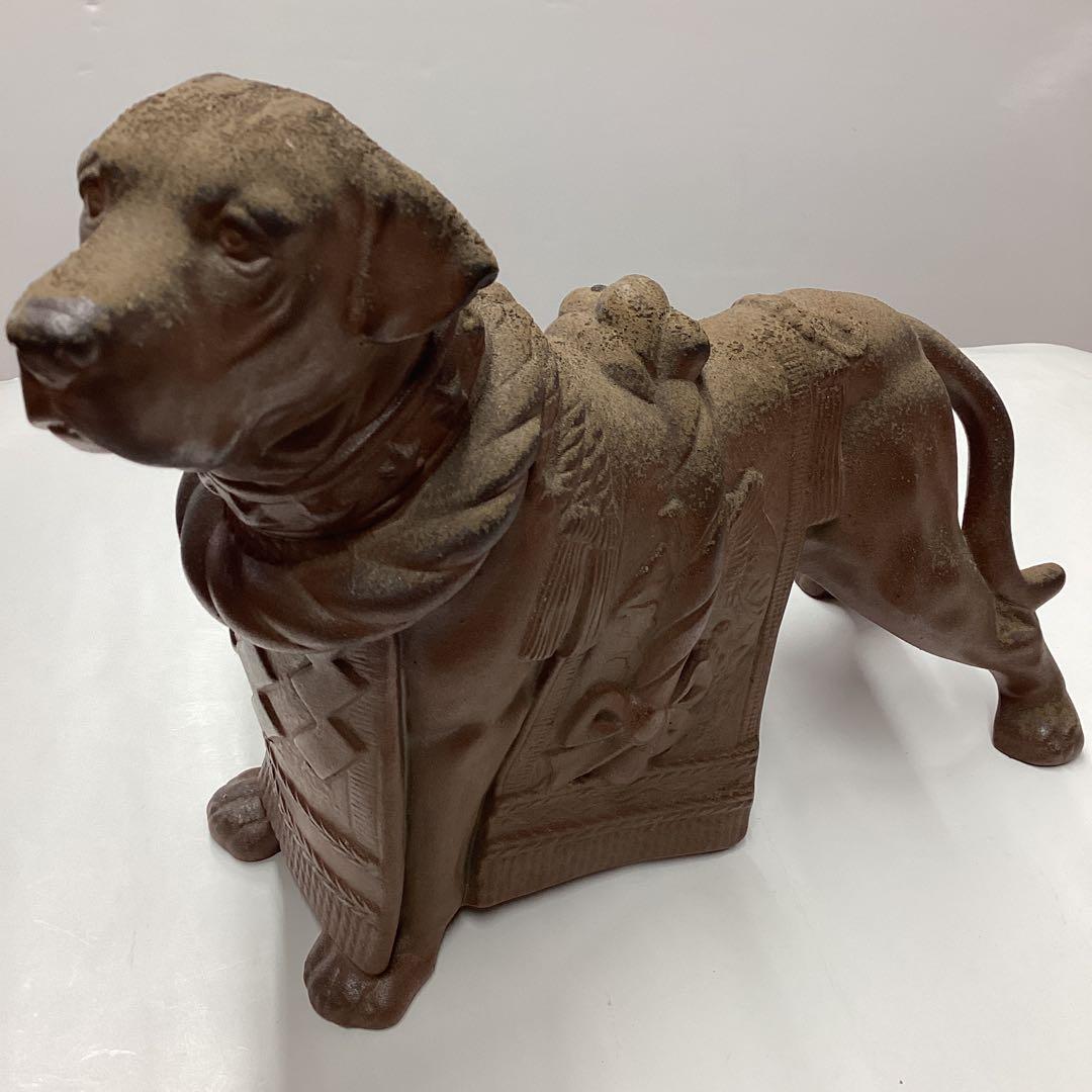 備前焼　土佐犬　　［匿名便］