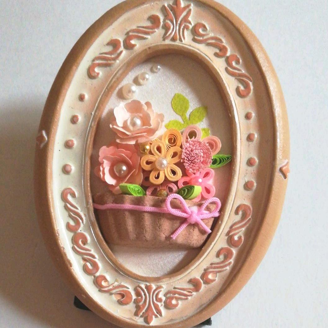 ★お値下げ★ペーパークイリング＊ミニフォトフレーム《プランター》【S4】