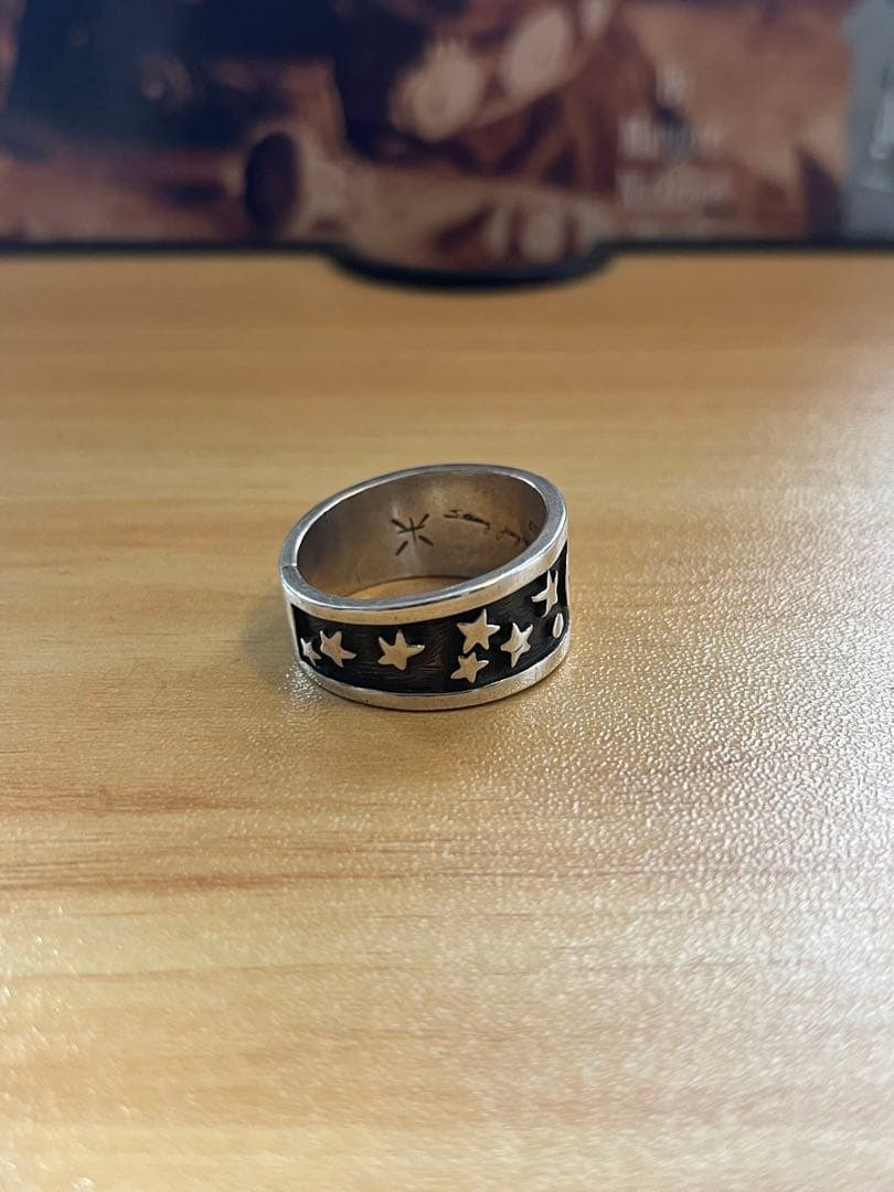 インディアンジュエリー　ホピ族　HOPI Stacey Josytewa リング