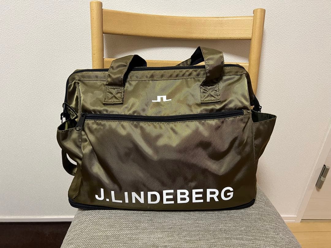 J.LINDEBERG ボストンバッグ オリーブ