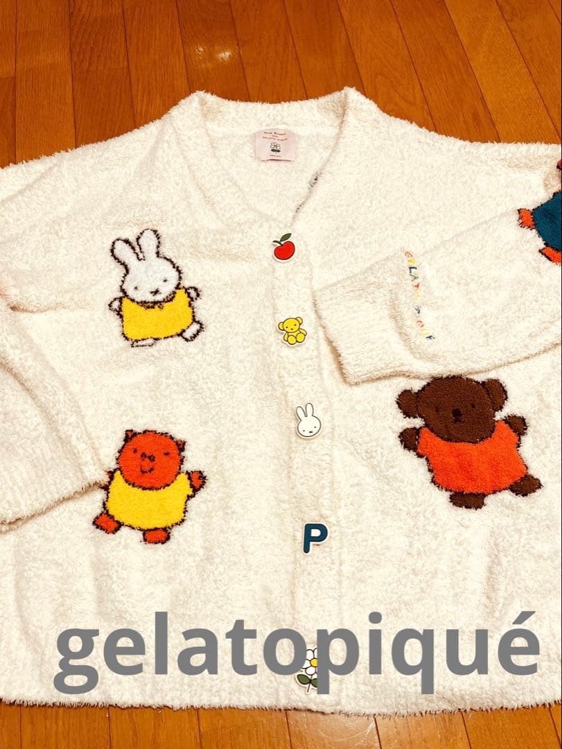 GELATO PIQUE ルームウェア ミッフィー　カーディガン