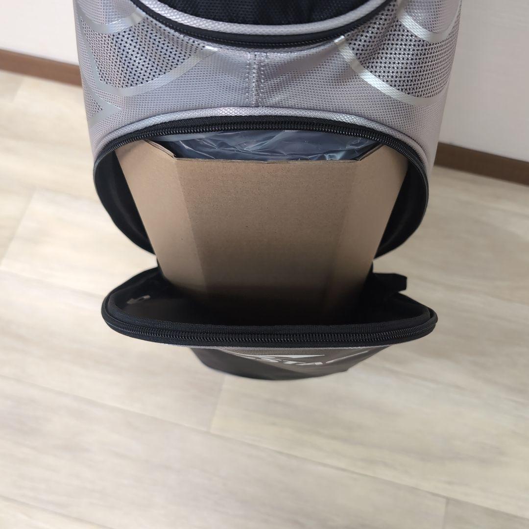 【新品4月購入品】 TourStage キャディバッグ シルバー/ブラック