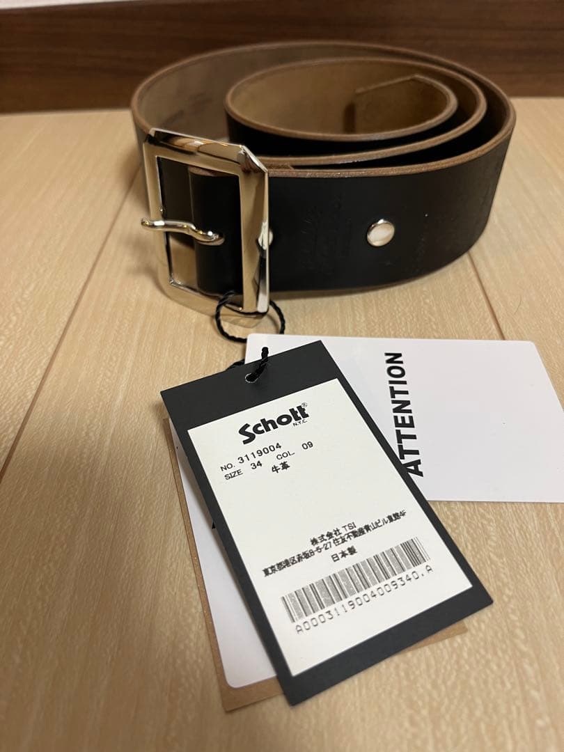 Schott PERFECTO BELT size34 パーフェクトベルト