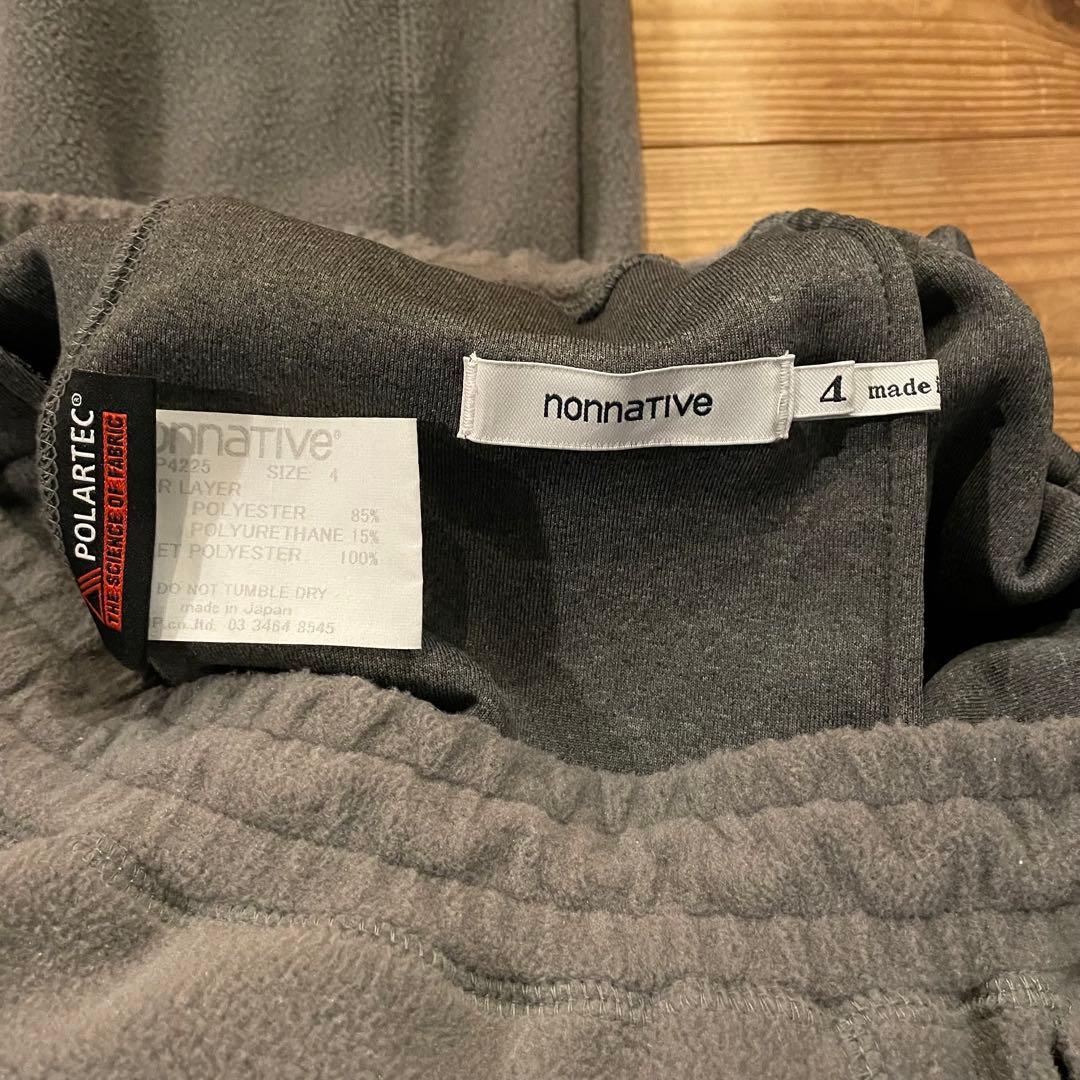 nonnative × POLARTEC フリースパンツ 日本製 グレー
