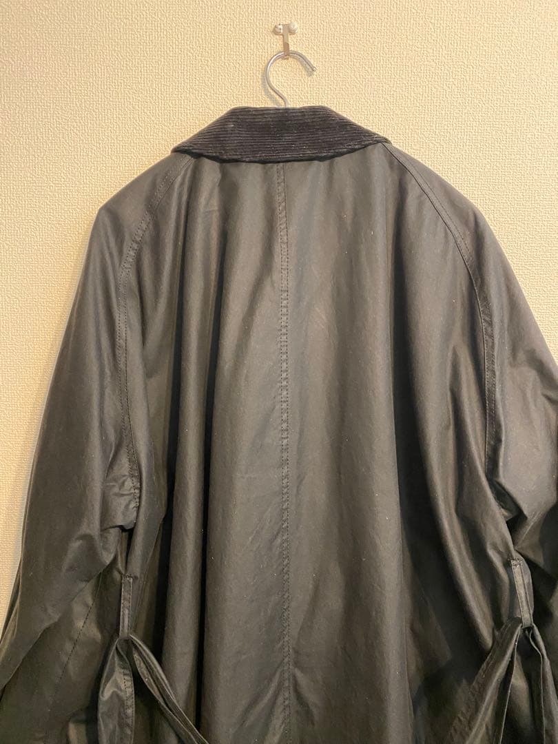 美品★Barbour lechoppe別注バルカラーコートルショップバブアー黒