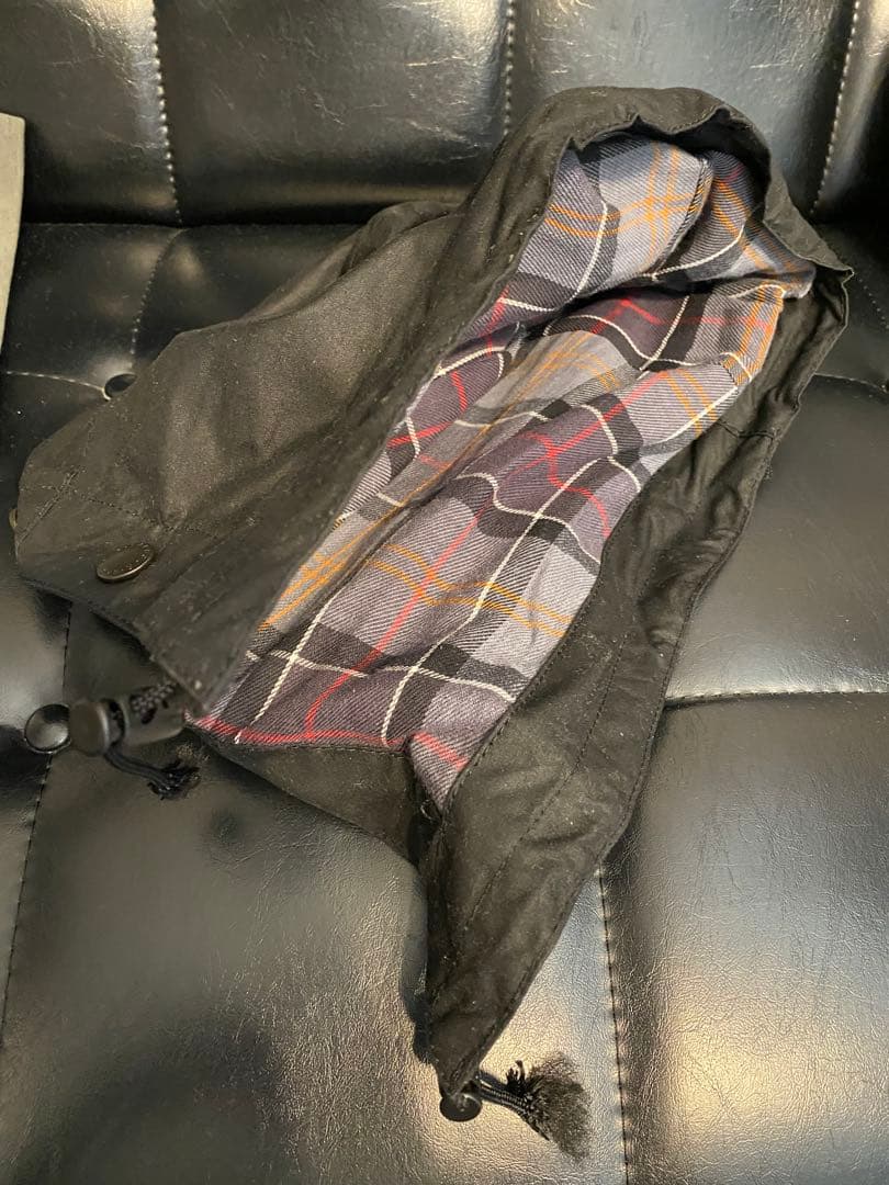 美品★Barbour lechoppe別注バルカラーコートルショップバブアー黒