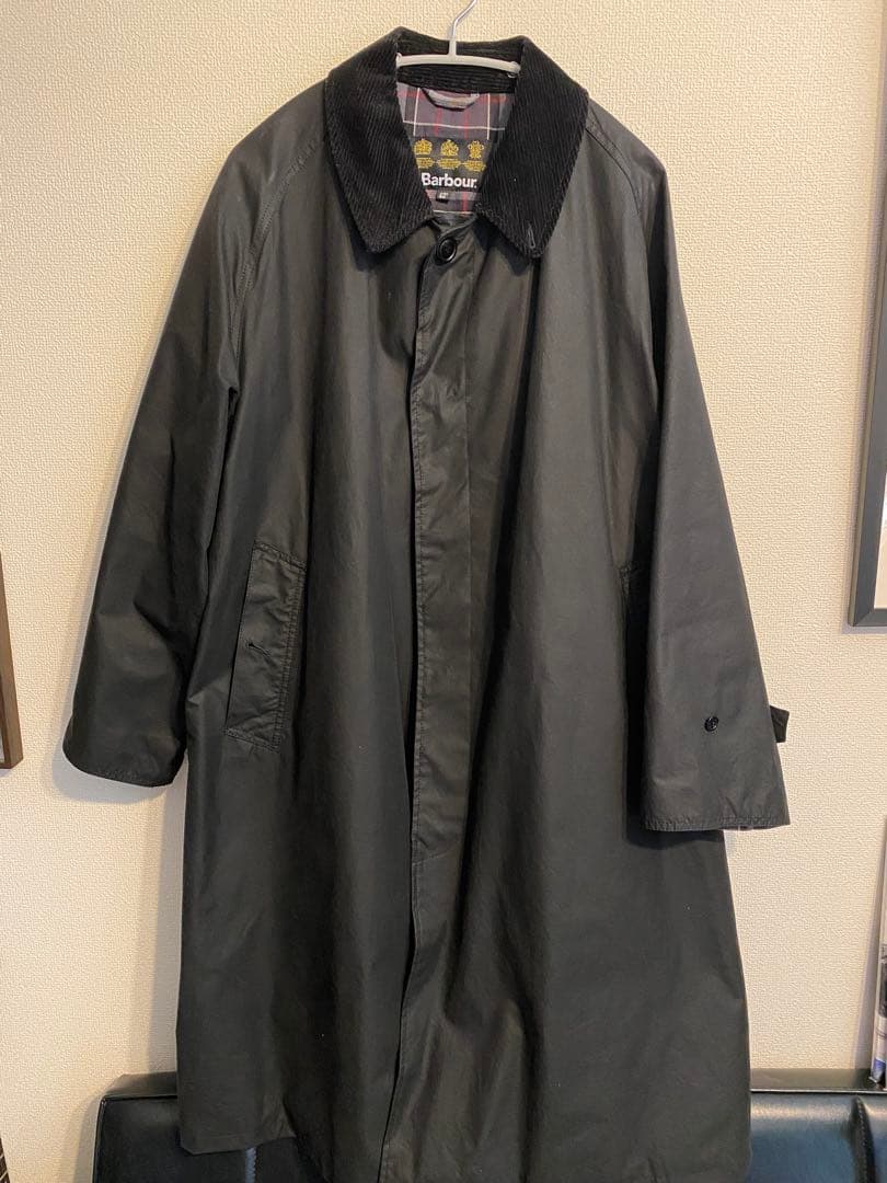 美品★Barbour lechoppe別注バルカラーコートルショップバブアー黒