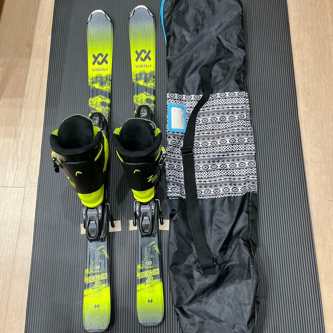 ジュニアスキー110cm・ブーツセット21cm
