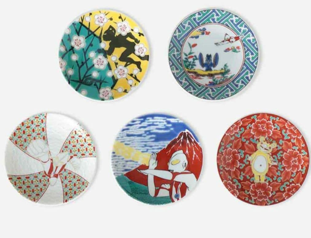 九谷焼 ウルトラマン豆皿5枚 セット▶完売品