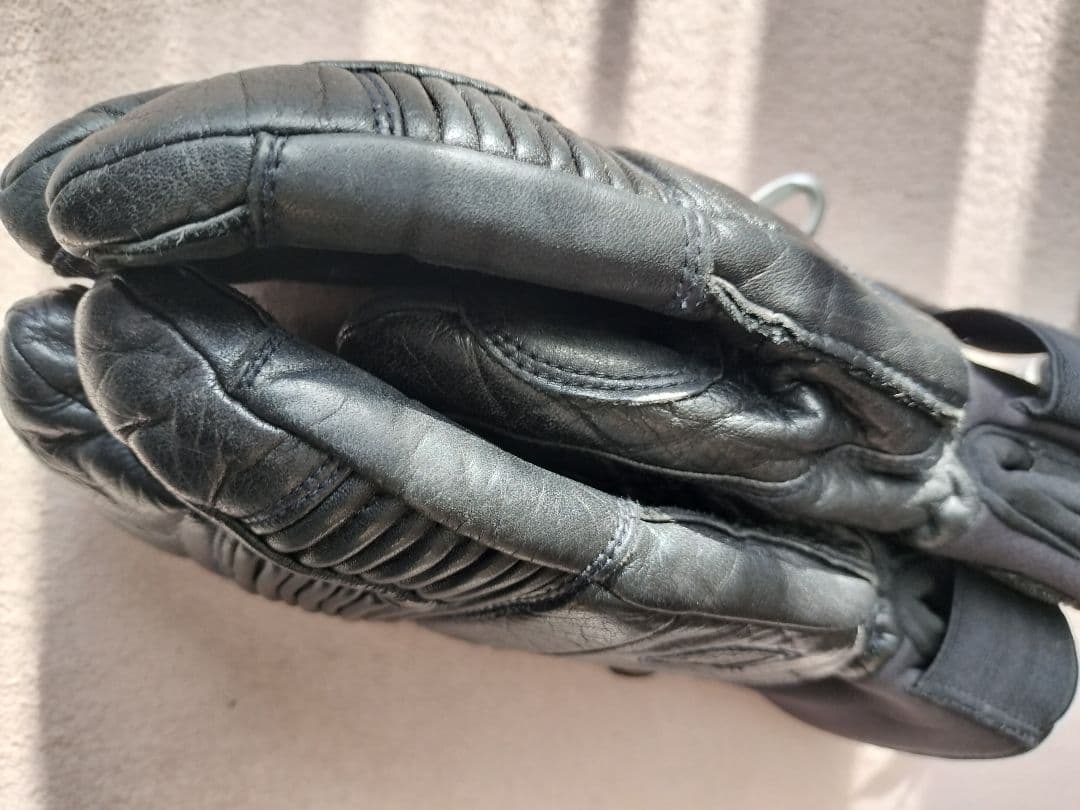 Hestra レザー ミトン グローブ サイズ9➕️ロイシュグローブカバー付き