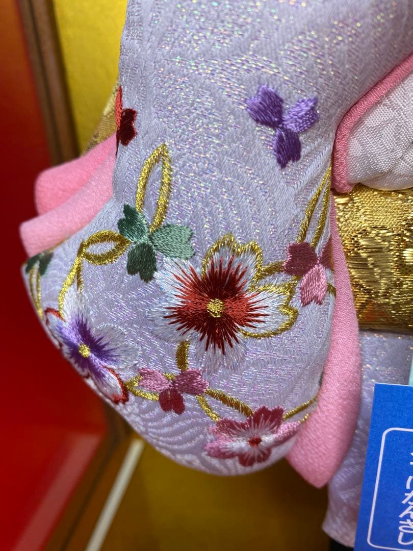 本つげかんざし　羽子板ガラスケース１０号・間口約２７×奥行約２１×高さ約４６㎝