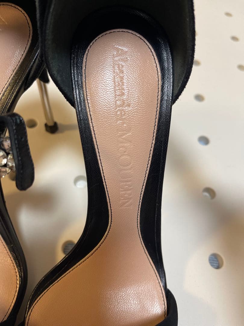 Alexander McQueen ブラック ハイヒール 36