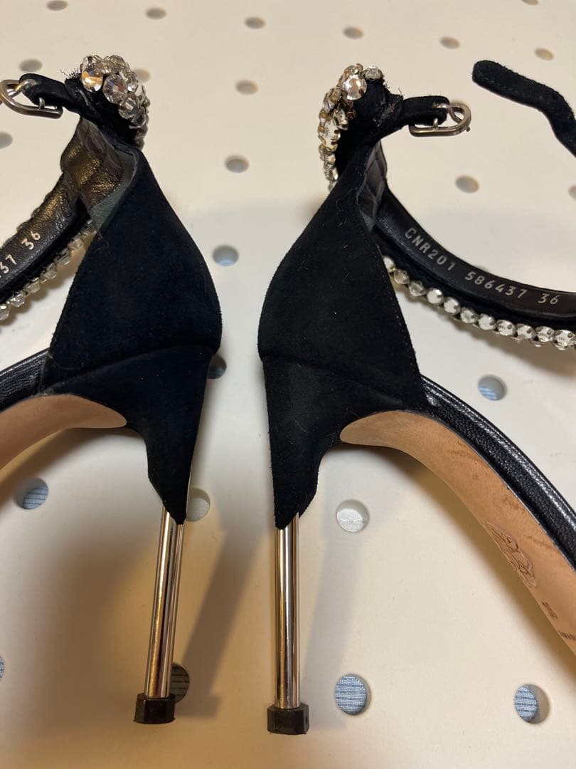 Alexander McQueen ブラック ハイヒール 36