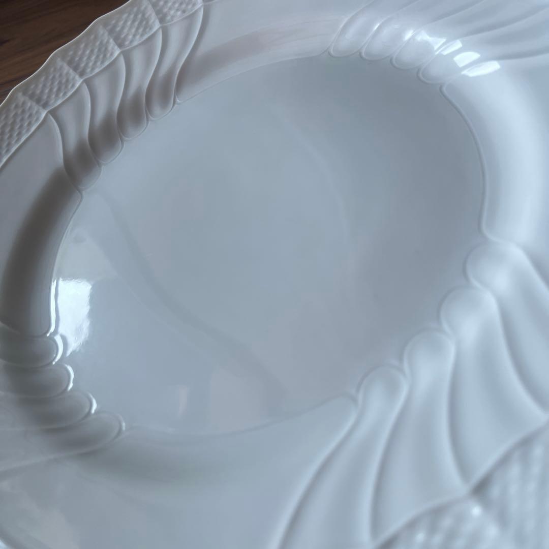 リチャードジノリ　ベッキオホワイト　プレート　26cm　5枚