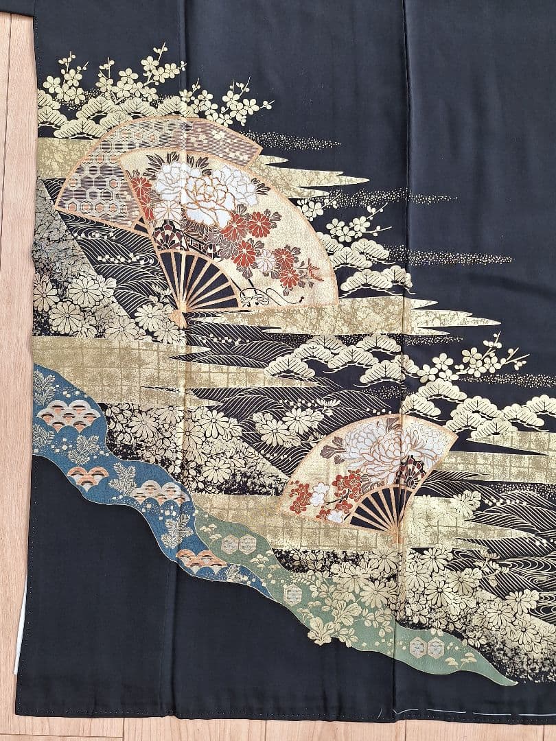 着物リメイクワンピース3705