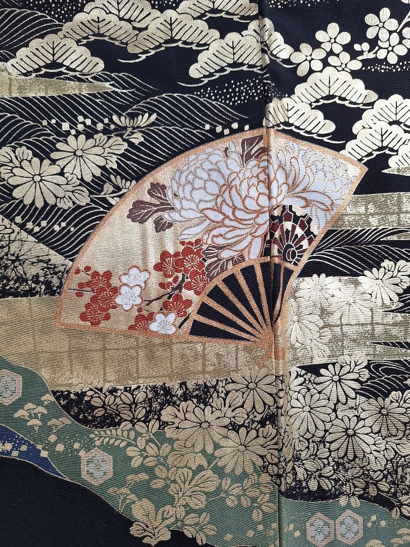 着物リメイクワンピース3705