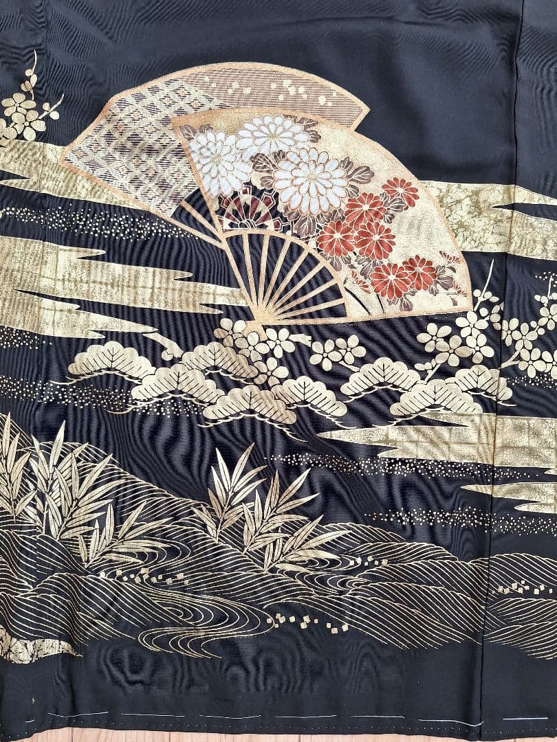 着物リメイクワンピース3705