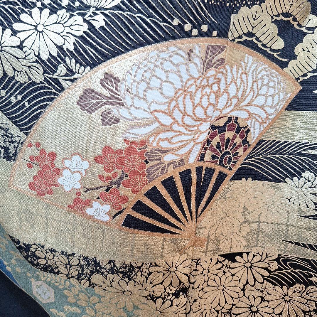 着物リメイクワンピース3705