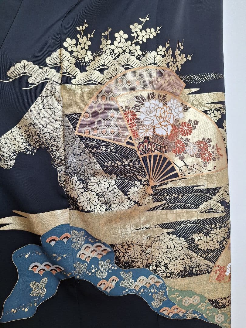 着物リメイクワンピース3705