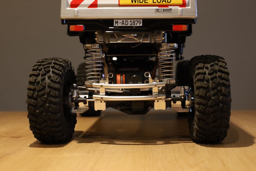 タミヤCR-01 ウニモグ406 1/10RC 4WS仕様 カスタム