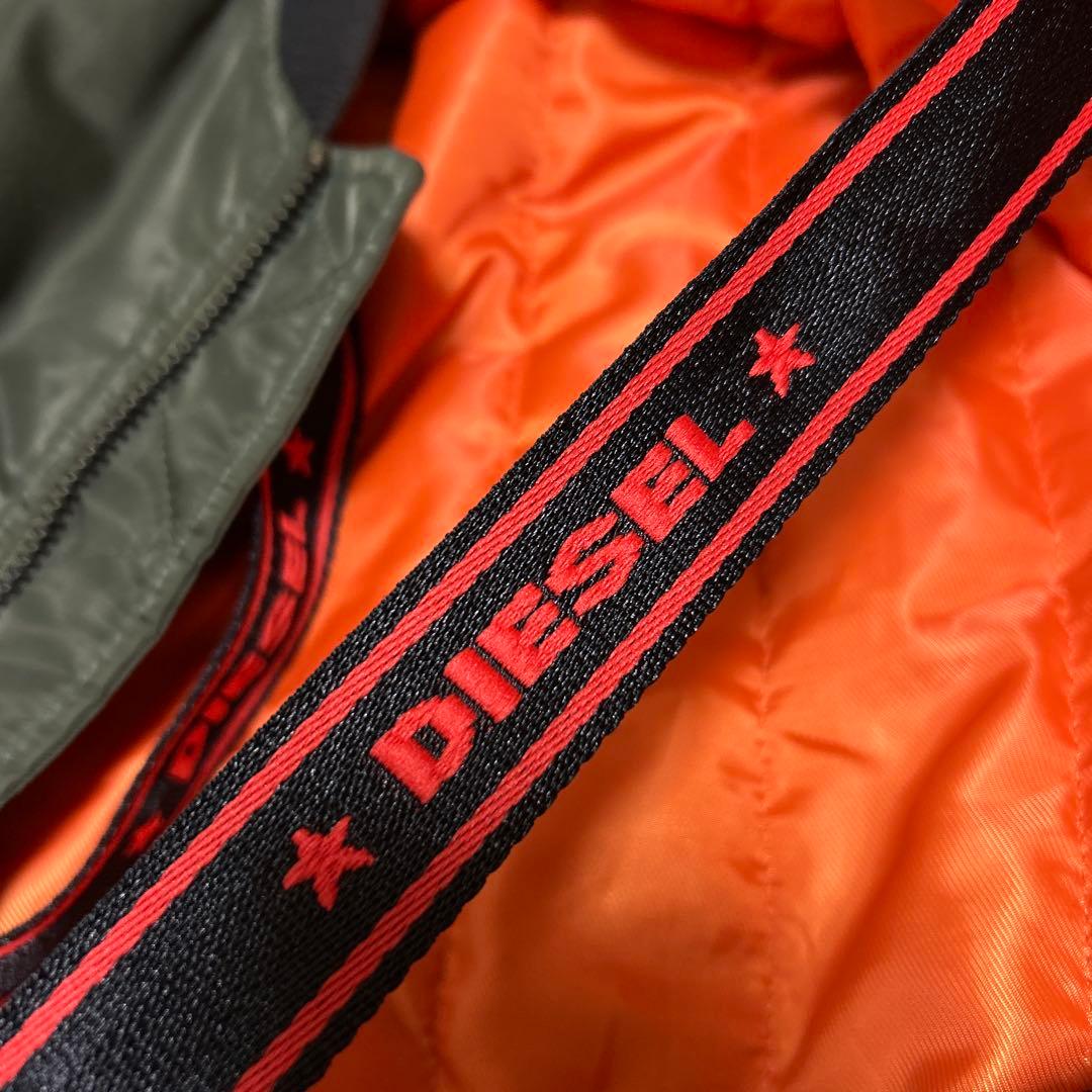 【DIESEL】MA-1 ボンバージャケット カーキ