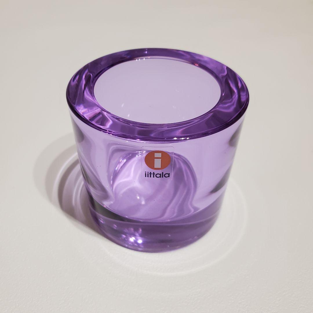  イッタラ キビ ラベンダー パープル キャンドルホルダー 新品