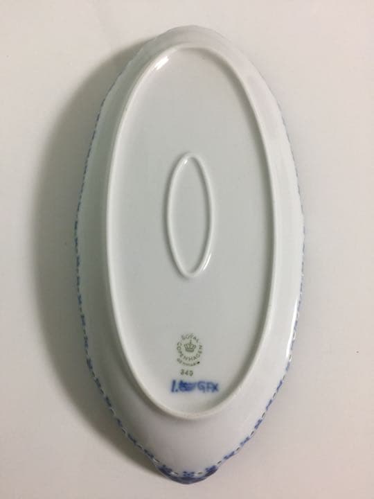 ロイヤルコペンハーゲン  ブルーフルーテッド フルレース ピックルディッシュ