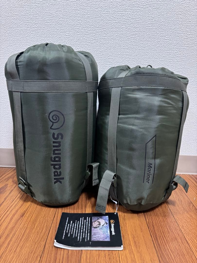 Snugpak Meriner 寝袋 -2℃ 2個セット キャンプ　シュラフ