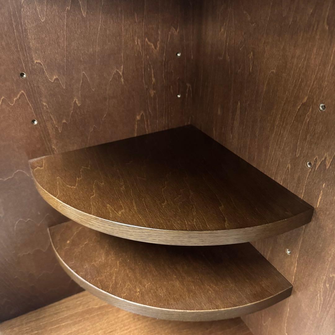 カリモク家具 KARIMOKU コーナーキャビネット ガラス コロニアル