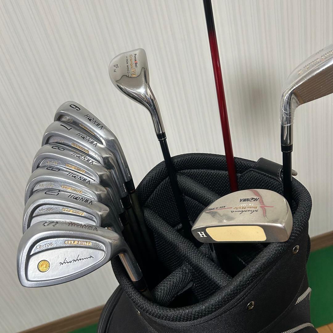 ムツミ ホンマ LB-708 金モグラ 4S メンズ ゴルフクラブ セット