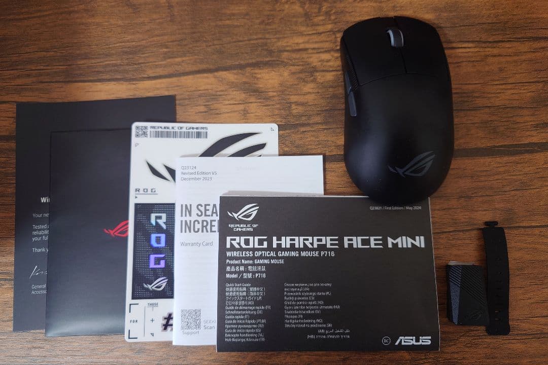 ASUS ROG HARPE ACE MINI ワイヤレスゲーミングマウス