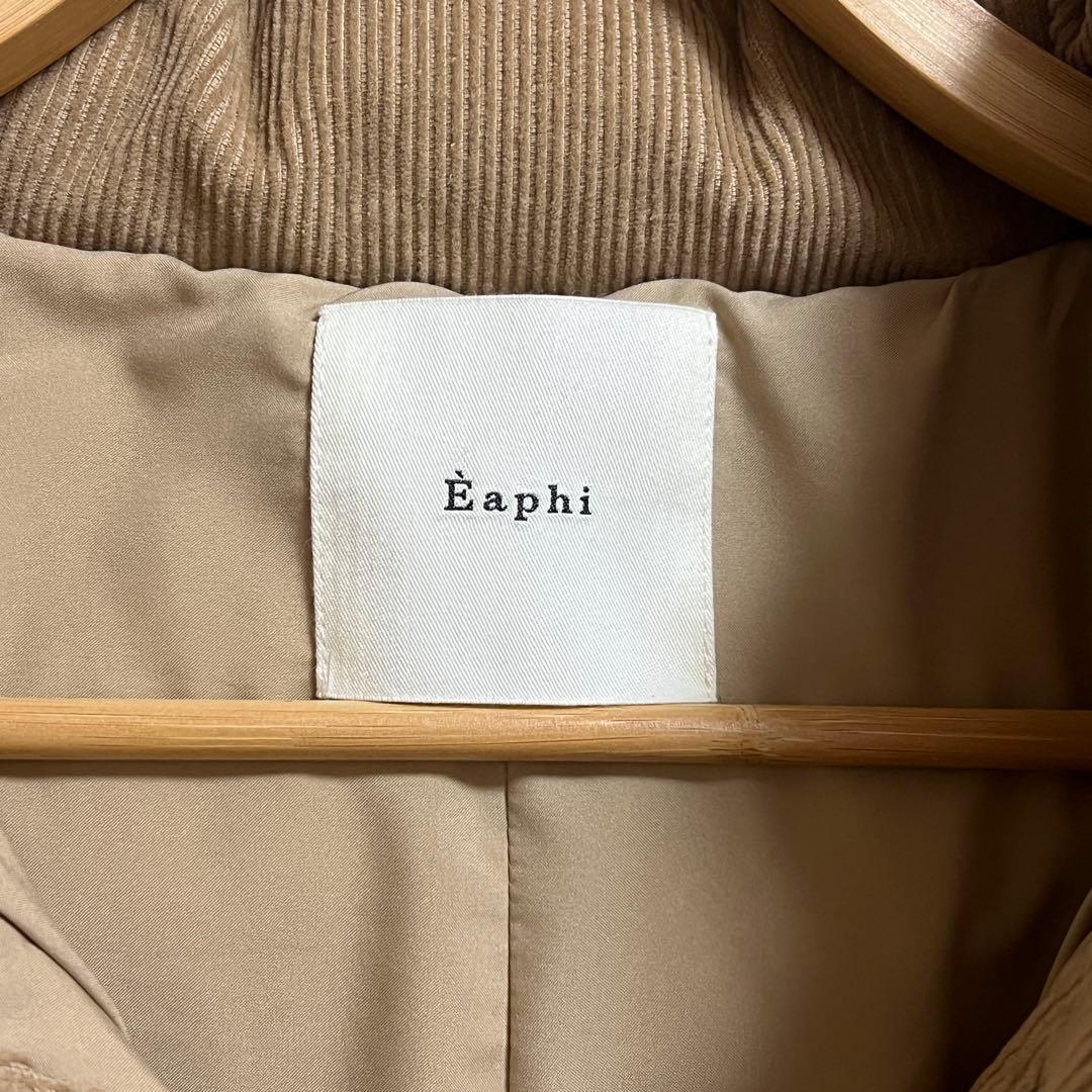 ジャケット・アウター Eaphi corduroy puffy jacket short