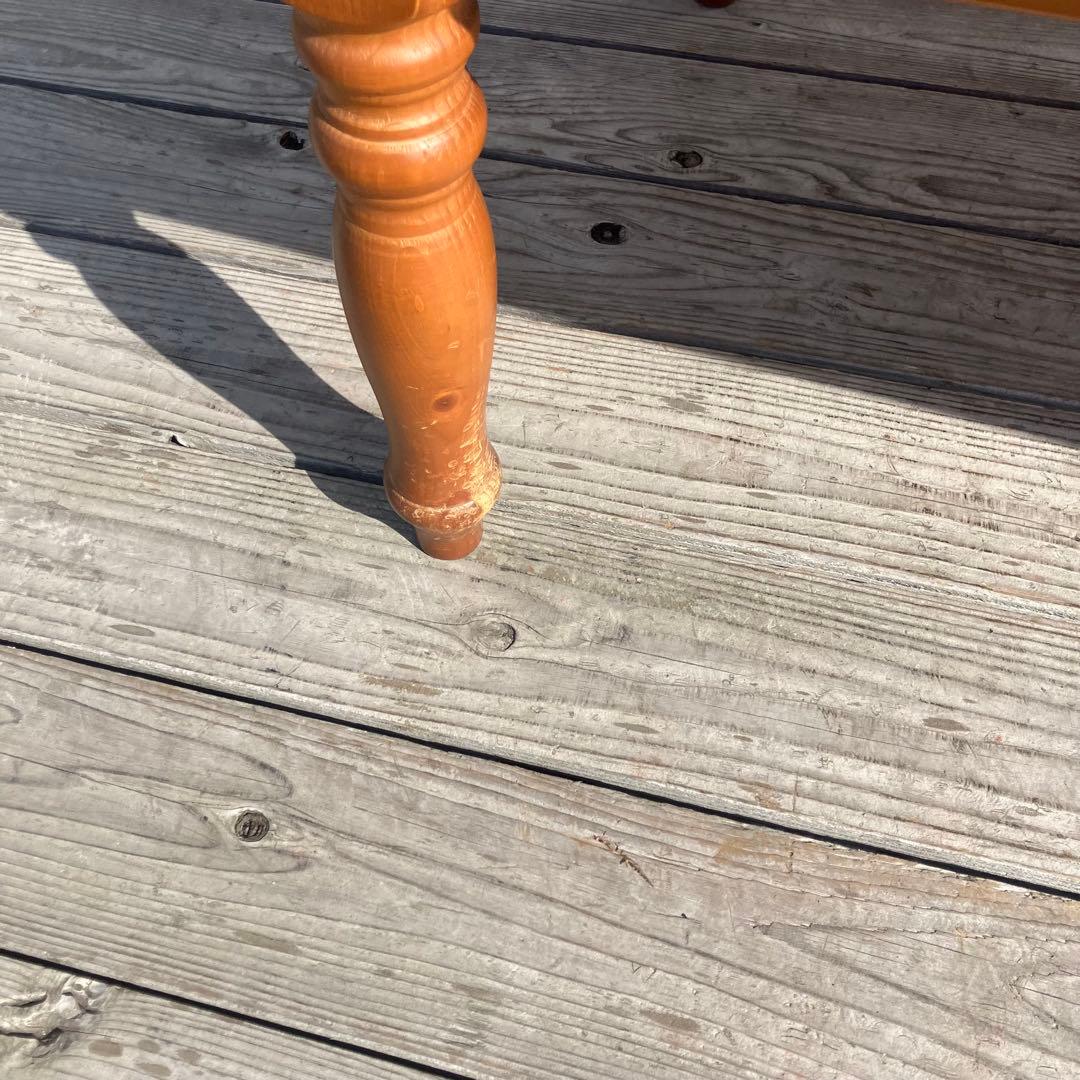 北欧レトロ 無垢材 パイン材 木製 センターテーブル カントリーテーブル 古家具