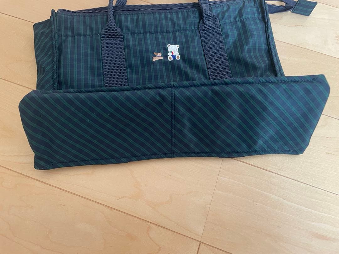 familiar　ファミリア　ブラックウォッチトートバッグ