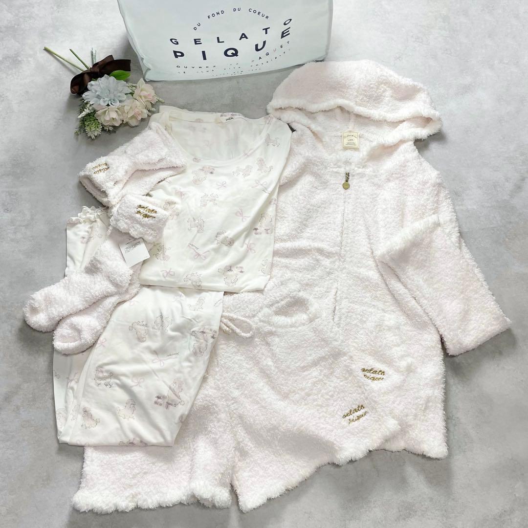 美品✨ジェラートピケ ジェラピケ 福袋 2018 セット 上下 まとめ 犬柄